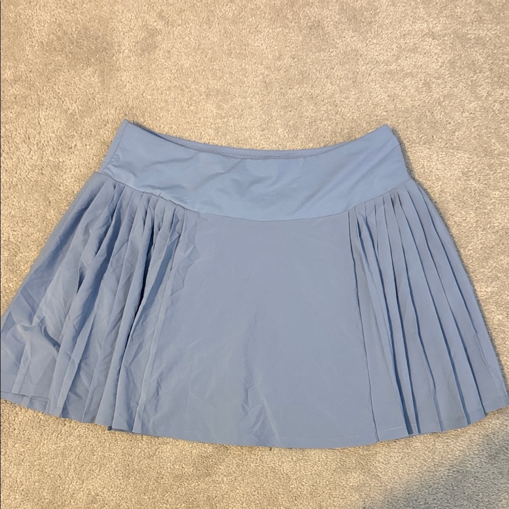 Calia L light blue tennis skort